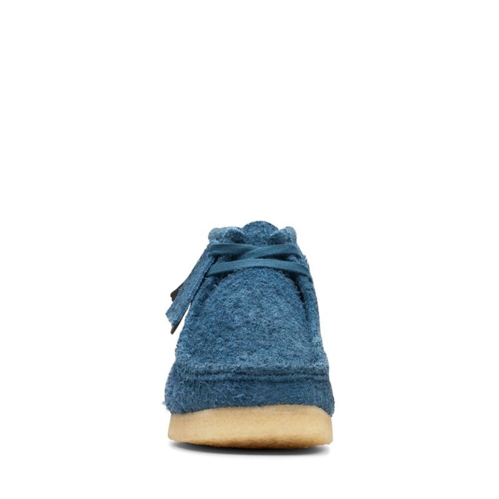 Clarks Mens Wallabee Boot Blue Boots (NWT) - Picture 3 of 6